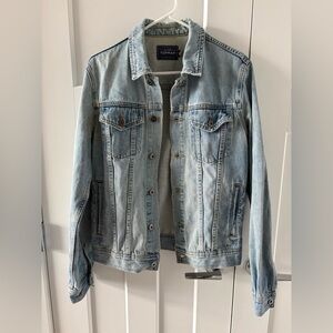 Topman Light Wash Denim Jacket